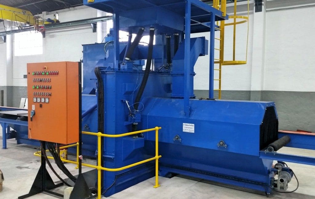 Wheelabrator Plate Cleaning Machine